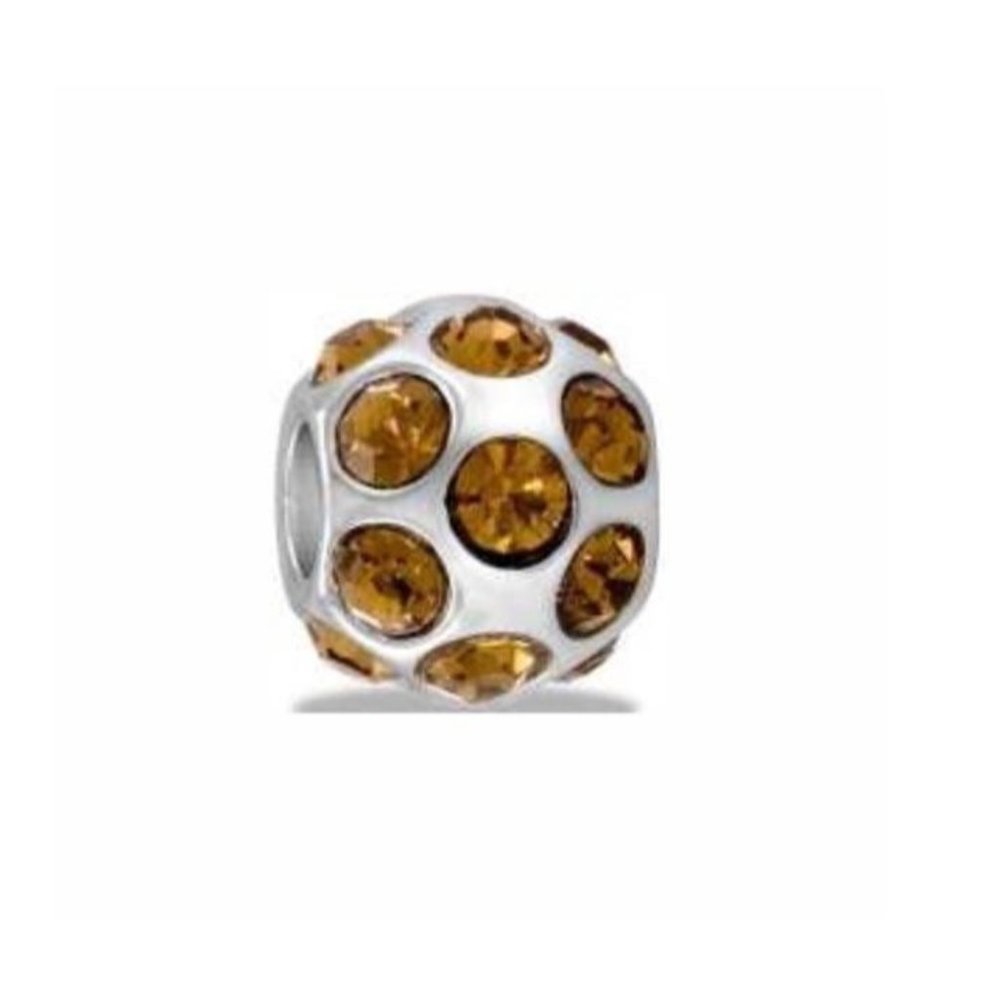 Davinci beads Champagne Ball Charm NEW